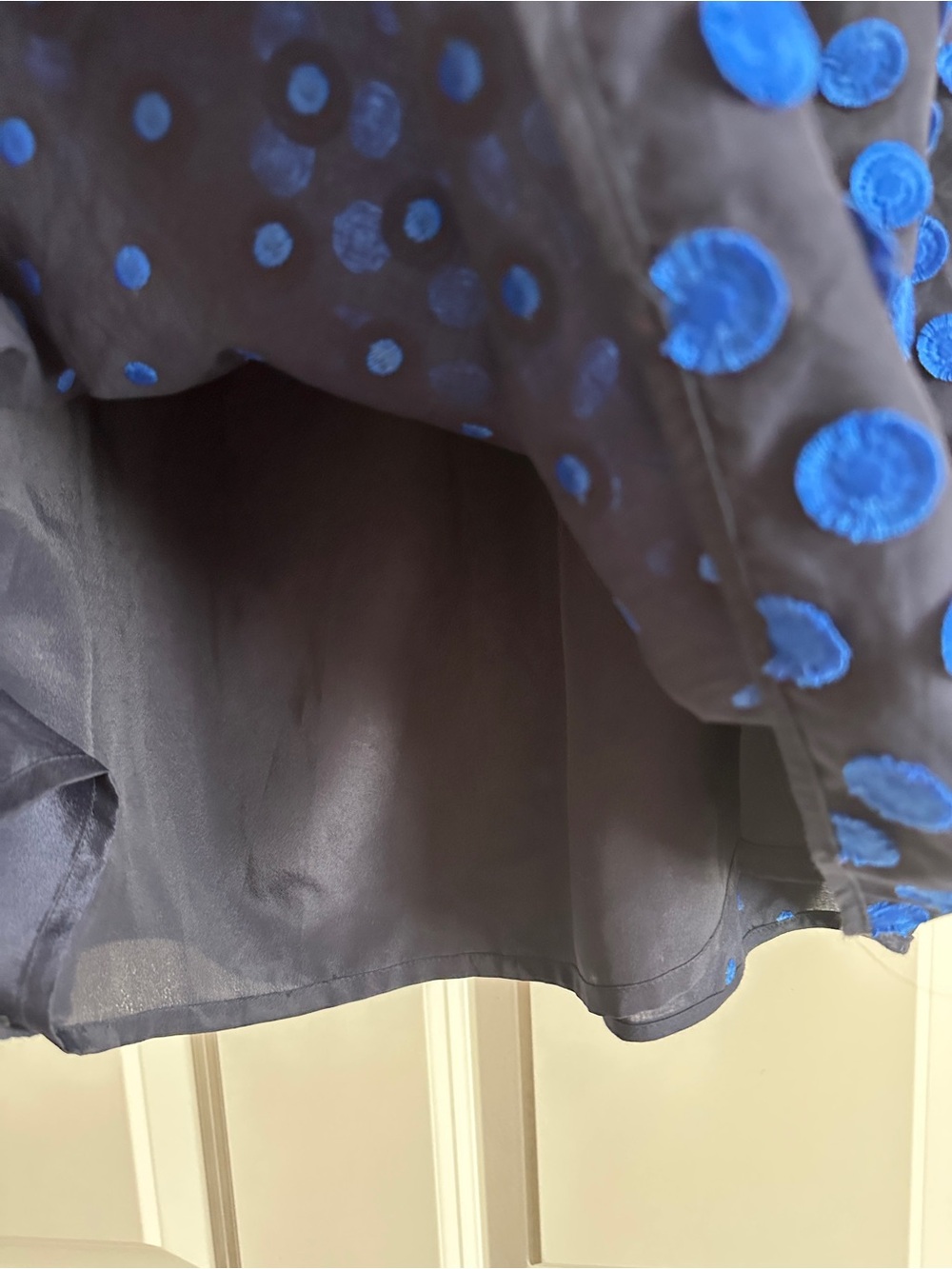 Midi skirt in fringe dot - Picture 7 of 10